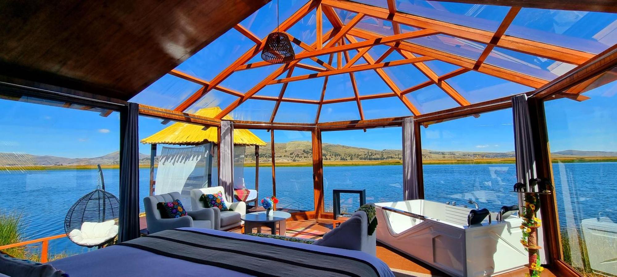 Kay Pacha Lodge Lago Titicaca All Inclusive Puno Kamer foto