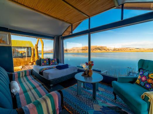 Kay Pacha Lodge Lago Titicaca All Inclusive Puno Kamer foto