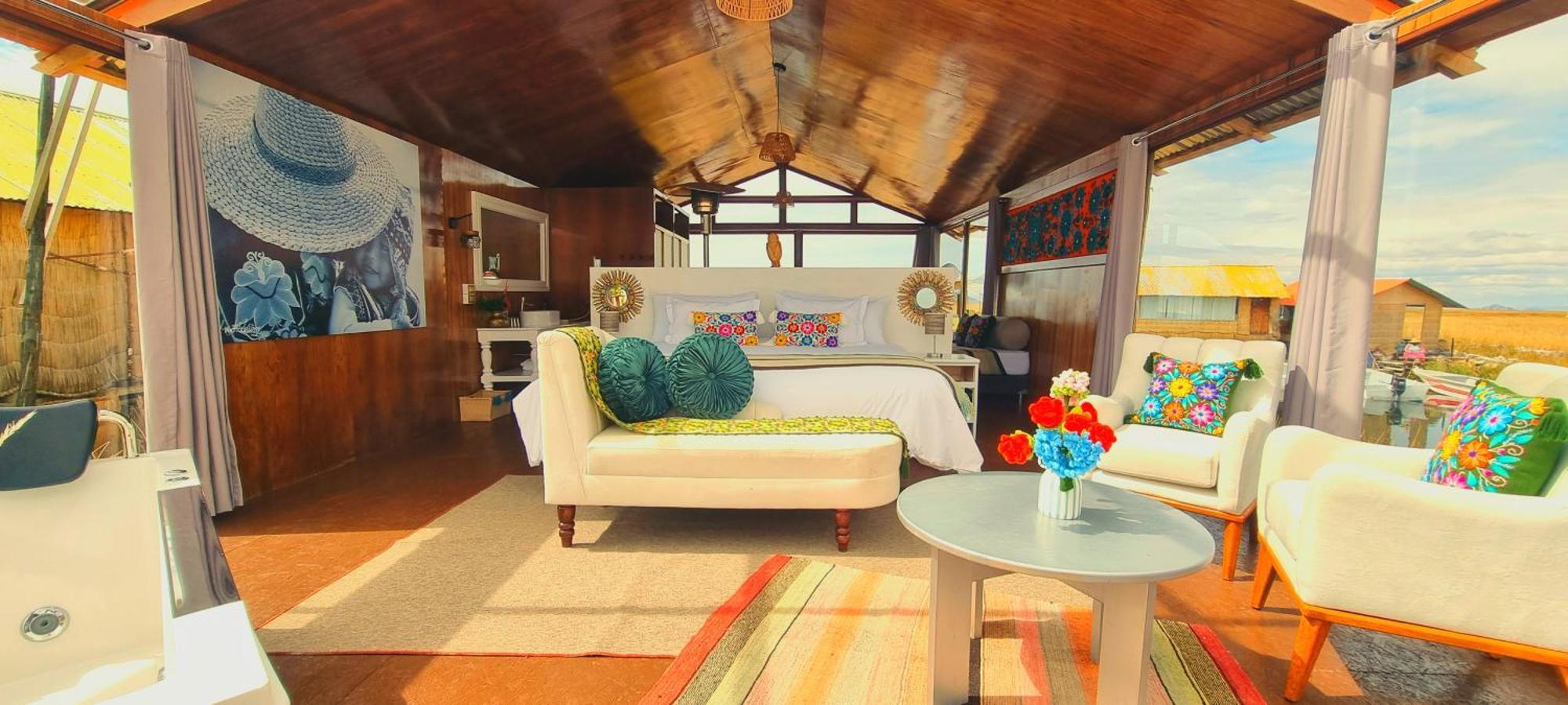 Kay Pacha Lodge Lago Titicaca All Inclusive Puno Kamer foto
